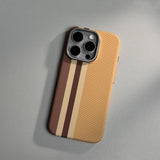 Kevlar-pattern magnetic glow-in-the-dark shockproof hard case For iPhone
