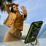 Luxury Shockproof Armor Magnetic Case For iPhone