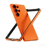 Durable Aluminum Silicone Hybrid Bumper Case For Samsung