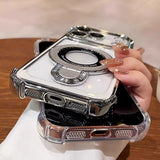 Shockproof Stand Magnetic Case For iPhone