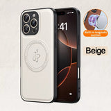 Magnetic PU Leather Case For iPhone