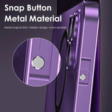 Aluminum Alloy Magnetic Protective Case (MagSafe Compatible) For iPhone