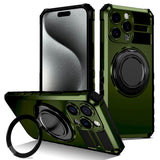 Luxury Shockproof Armor Magnetic Case For iPhone
