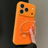 MagSafe Ice Cream Silicone 360 Stand Armor Case For iPhone