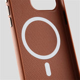 Luxury Business Metal Camera PU Leather Magnetic Case For iPhone