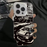 Stylish car print PC armor phone case For iPhone