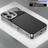 Original Electroplated glass Case For iPhone