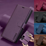 2 in 1 Removable Magnetic Wallet Flip Leather Case For iPhone