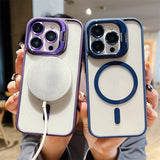 High-transparency Magnetic Lens Invisible Holder with Lens Protector for IPhone