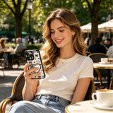 Heart Mirror Stand Case for iPhone– Feminine Style & Full Protection