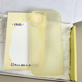 Translucent Matte Macaroon Color Soft Case For iphone