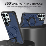 Magnetic Wireless Charge Mecha Shockproof Cover For Samsung