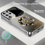 Patterned Dragon Tempered Glass Case for Samsung