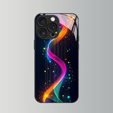Cyber Neon Tempered Glass Phone Case For iPhone