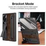 Drop-resistant case with integrated pen slot and screen protector For Samsung Z Fold