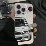 Stylish car print PC armor phone case For iPhone