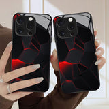 Geometric Lingguang Applicable shockproof Case For iPhone