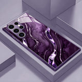 Gold marble texture phone case For Samsung