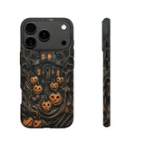 Halloween-themed magnetic protective case with pumpkin head design For iPhone