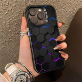 Creative Honeycomb shockproof Case For iPhone