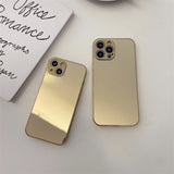 Electroplated Mirror-Finish Shockproof Phone Case for IPhone