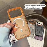 Frosted Translucent Magnetic Case For iPhone