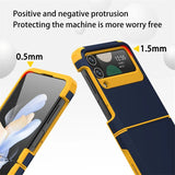 Luxury Silicone Hinge Full Package Phone Case For Samsung Z Flip