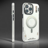 Frosted magnetic semi-transparent anti-fingerprint Case for iPhone
