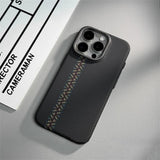 Relief Carbon Fiber Magnetic Case for iPhone