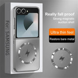 Luxury Matte Frosted AG Magnetic Phone Case For Samsung Z Flip