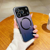 Magnetic Gradient Glass Case For iPhone
