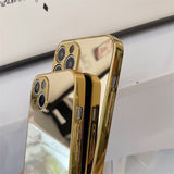 Electroplated Mirror-Finish Shockproof Phone Case for IPhone