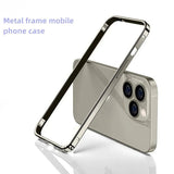 Ultra Thin Luxury Aluminium Metal Bumper Frame Case For iPhone