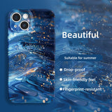 Flowing Water Brings Wealth fingerprint-resistant Case For iPhone