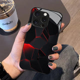 Geometric Lingguang Applicable shockproof Case For iPhone