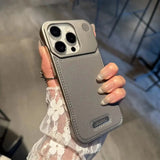 Business Aromatherapy Magnetic Leather Case for iPhone