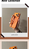New camellia wrist-strap phone case For iPhone