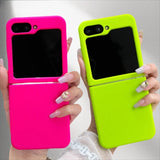 Official Fluorescence Neon Liquid Silicone Case For Samsung Galaxy Z Flip
