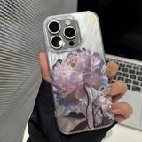 Five Golden Lotus Pattern Phone Case for IPhone