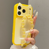 Gradient Ink Wash 3D Cat Ear Full Cover Phone Case For iPhone