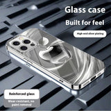 Creative Electroplated Apple Pattern Phone Case For iPhone