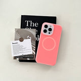 Summer liquid silicone magnetic phone case for iPhone