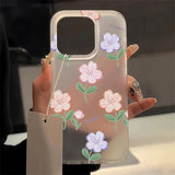 Transparent Matte Shockproof  Soft  Case For iPhone