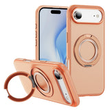 Skin-feel Magnetic Bracket Slide Case For iPhone