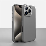 Luxury Business Metal Camera PU Leather Magnetic Case For iPhone