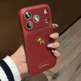 The Year of the Horse Retro leather-textured pony case for iPhone