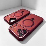 New Matte Anti-Drop MagSafe Case with Magnetic Ring Stand For iPhone