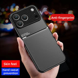 Anti-drop protective Magnetic soft silicone Case For iPhone