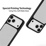 New premium minimalist striped phone case For iPhone