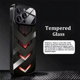 Tech-style honeycomb-patterned shockproof phone case For iPhone